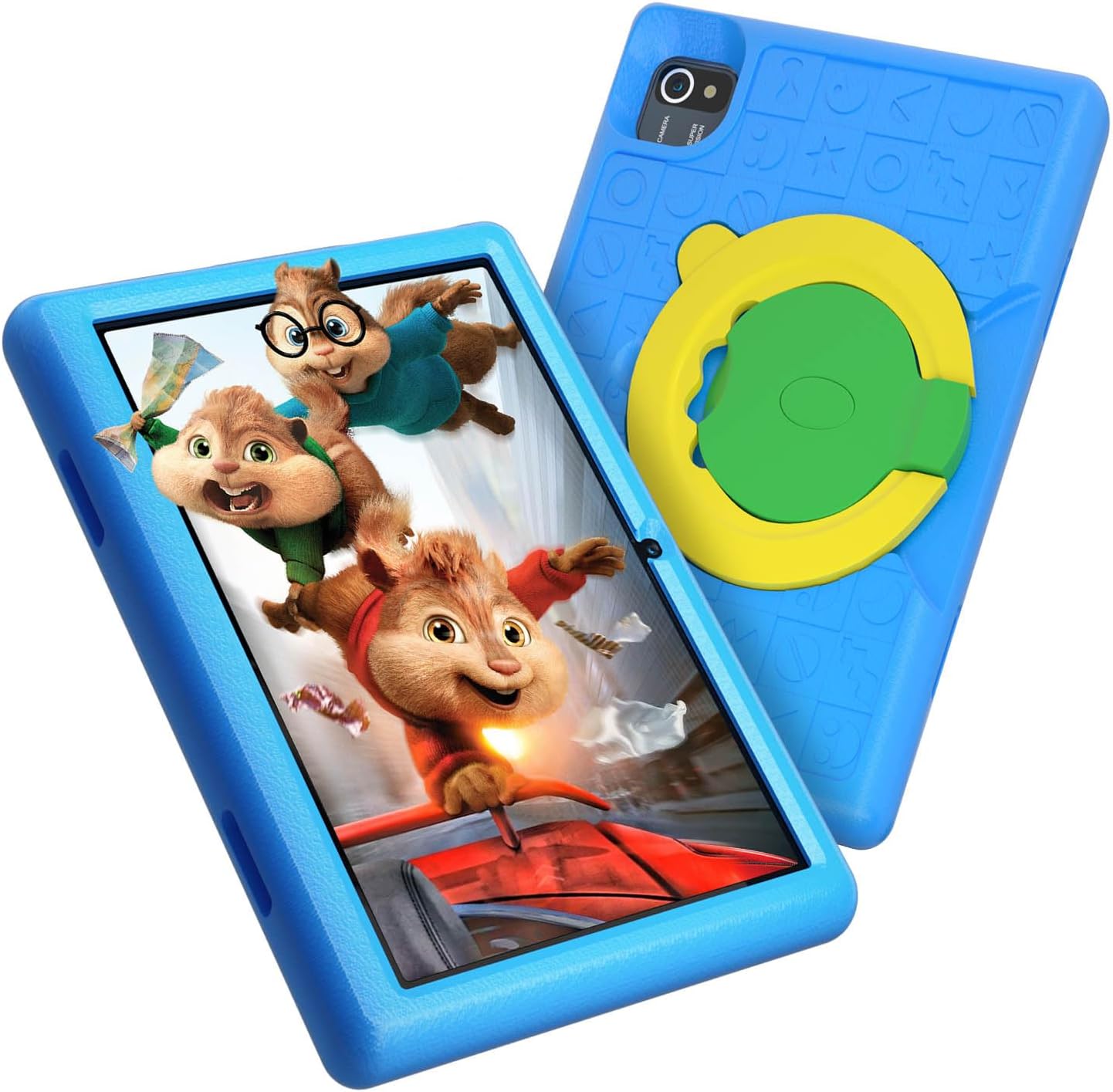 AEEZO Tablet for Kids, 10 Inch Android 13 Kids Tablet with 6GB RAM+64GB ROM+128GB SD Expansion, 5000 mAh, Dual Camera, Tablet with Parent Control & Kids Education-Blue