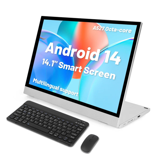 14.1 Intelligent Screen Tablet£¬1920*1080P,1MP Front Camera - 4GB Memory - Android 14£¬Silver