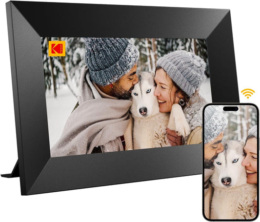 Bestski Digital Picture Frame, 32G 7 Inch WiFi Digital Photo Frame 1024x600 HD IPS Touch Screen, Auto-Rotate, Share Photos and Videos for Anywhere Anytime, Gifts for Friends and Family